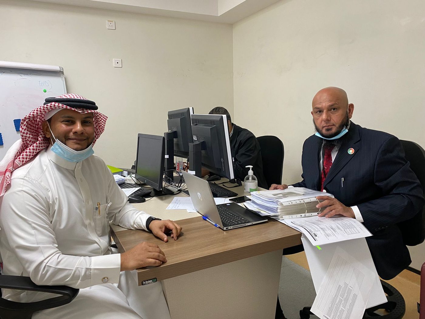 On-site consultation meeting with hospital administration