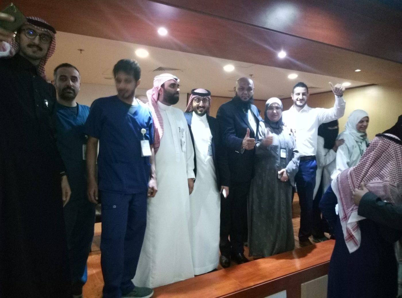 Leadership Training and Consultancy team with client hospital leadership